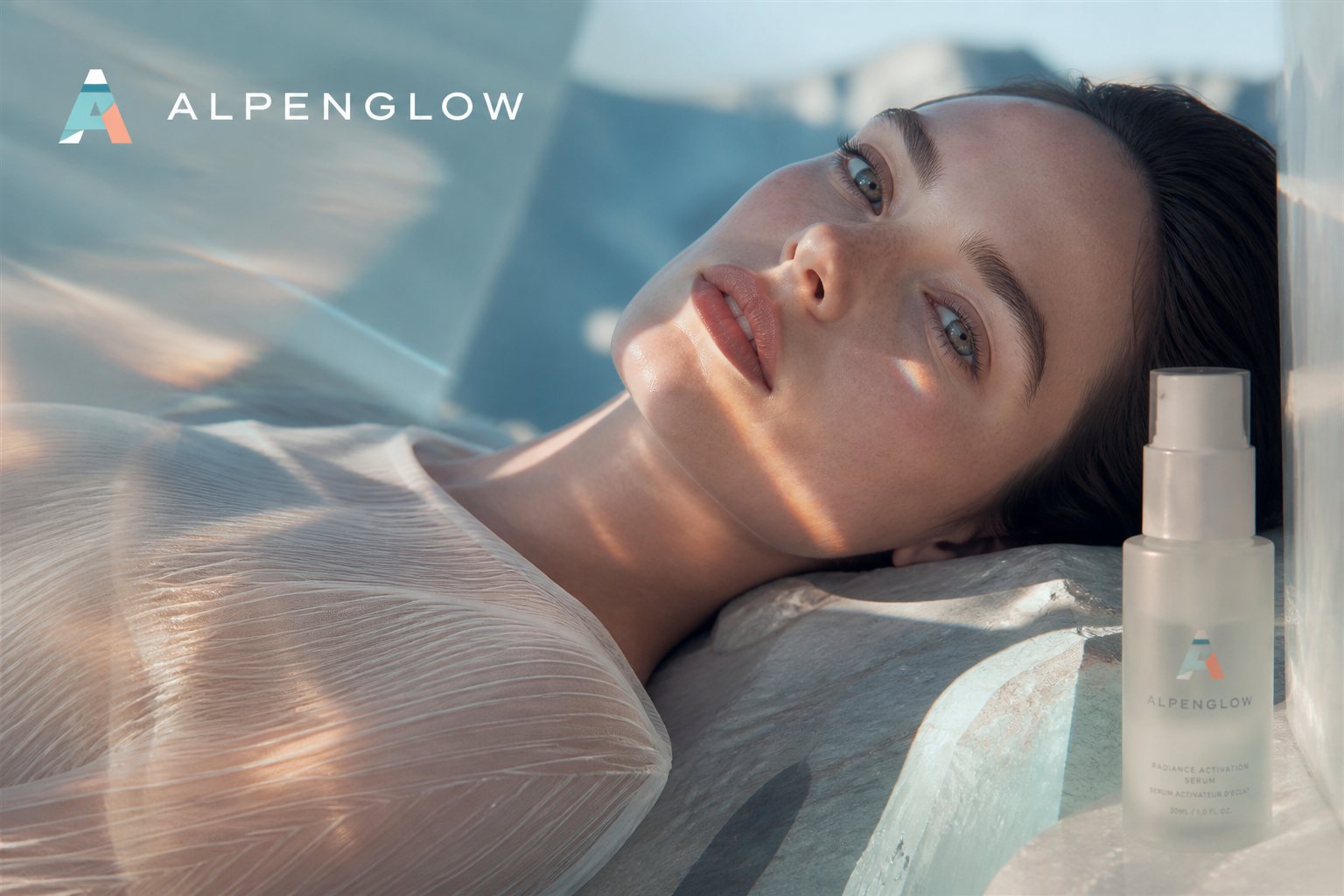 Alpenglow Skincare Launch — Editorial skincare campaign.