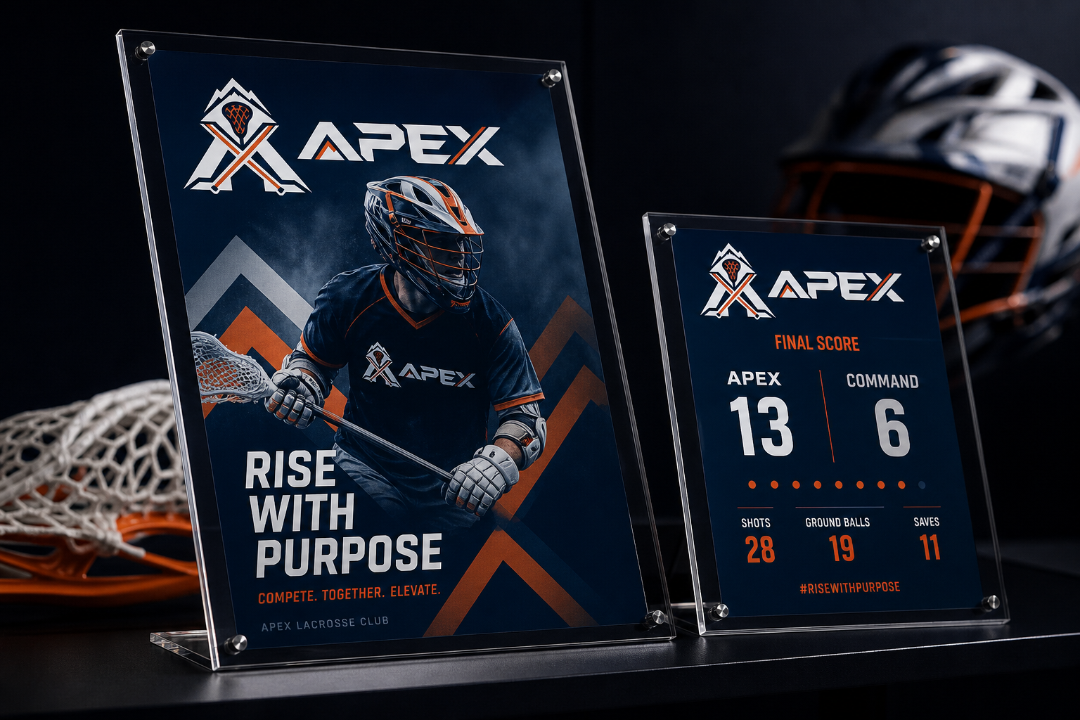 APEX Lacrosse Club — Match and social campaign system.