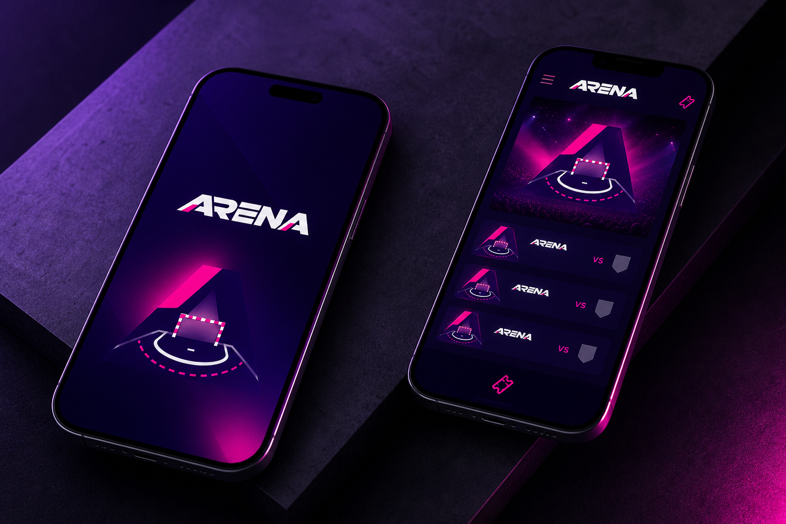 Arena Handball Campaign — Mobile ticketing and fixture experience.