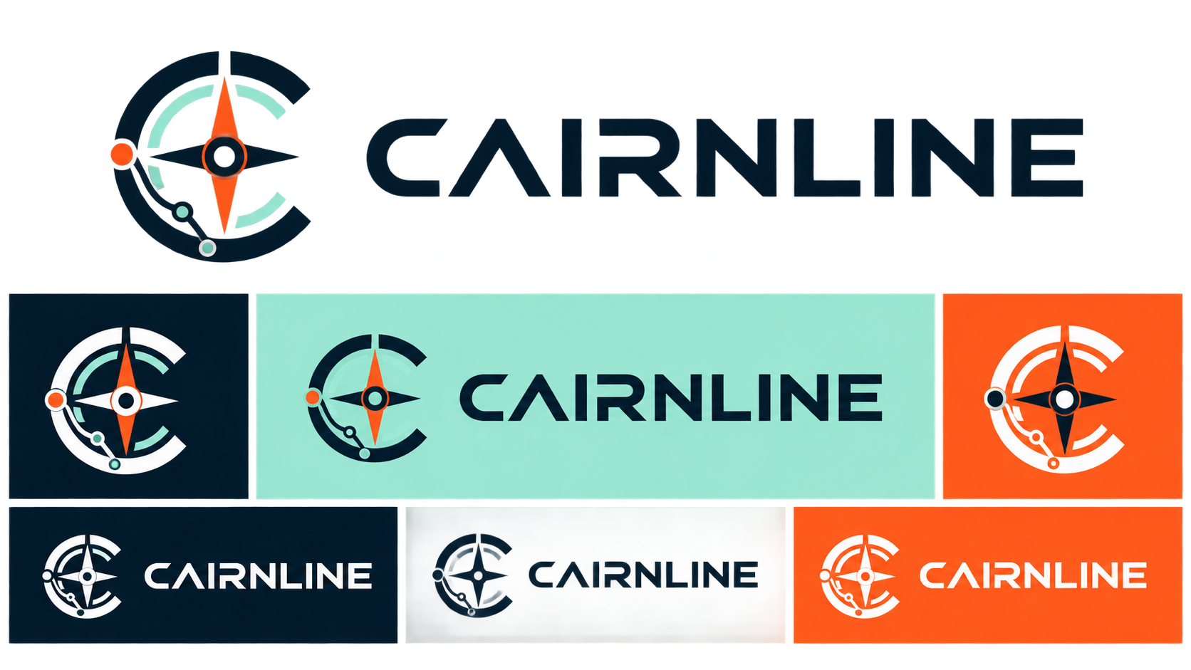 Cairnline Maritime Intelligence master logo and icon system