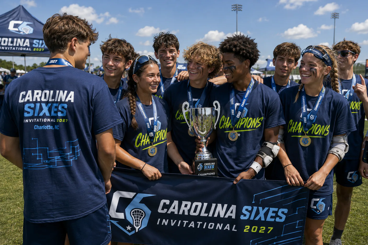 Carolina Sixes Invitational 2027 — Field-banner and schedule system