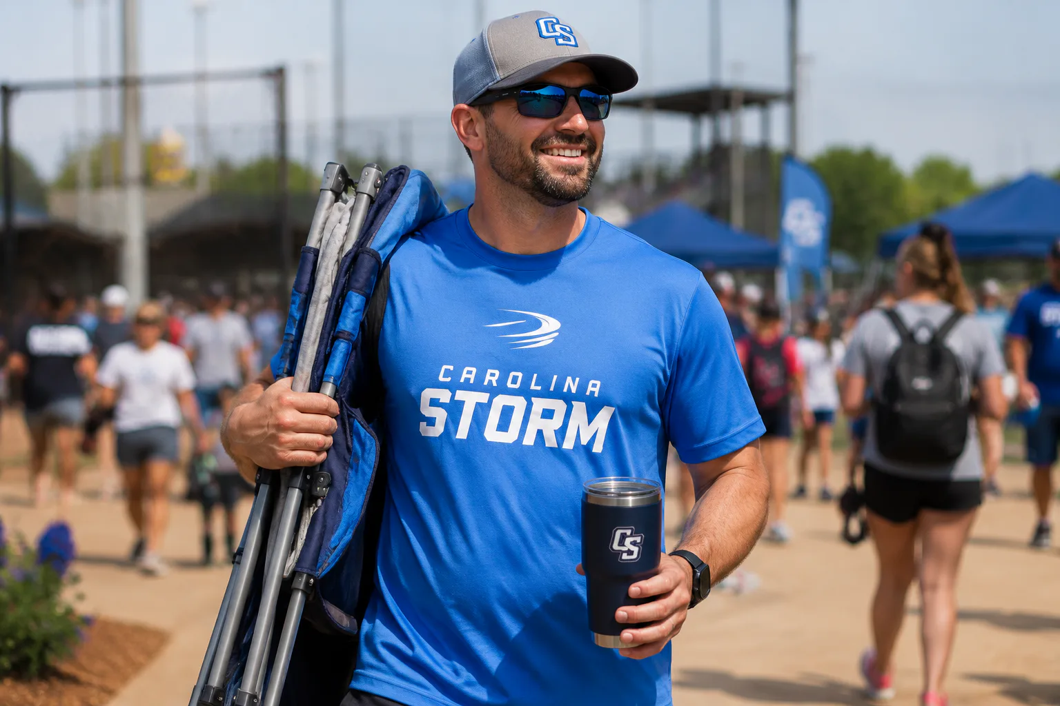 Carolina Storm Baseball & Softball Academy — Dugout and facility banner system