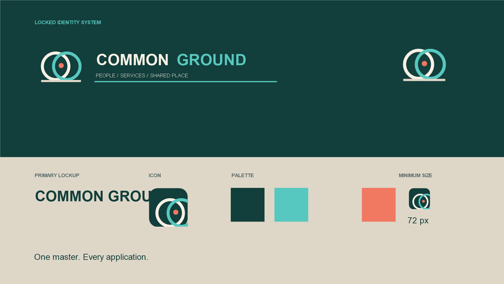 Common Ground Digital Brand locked master logo system