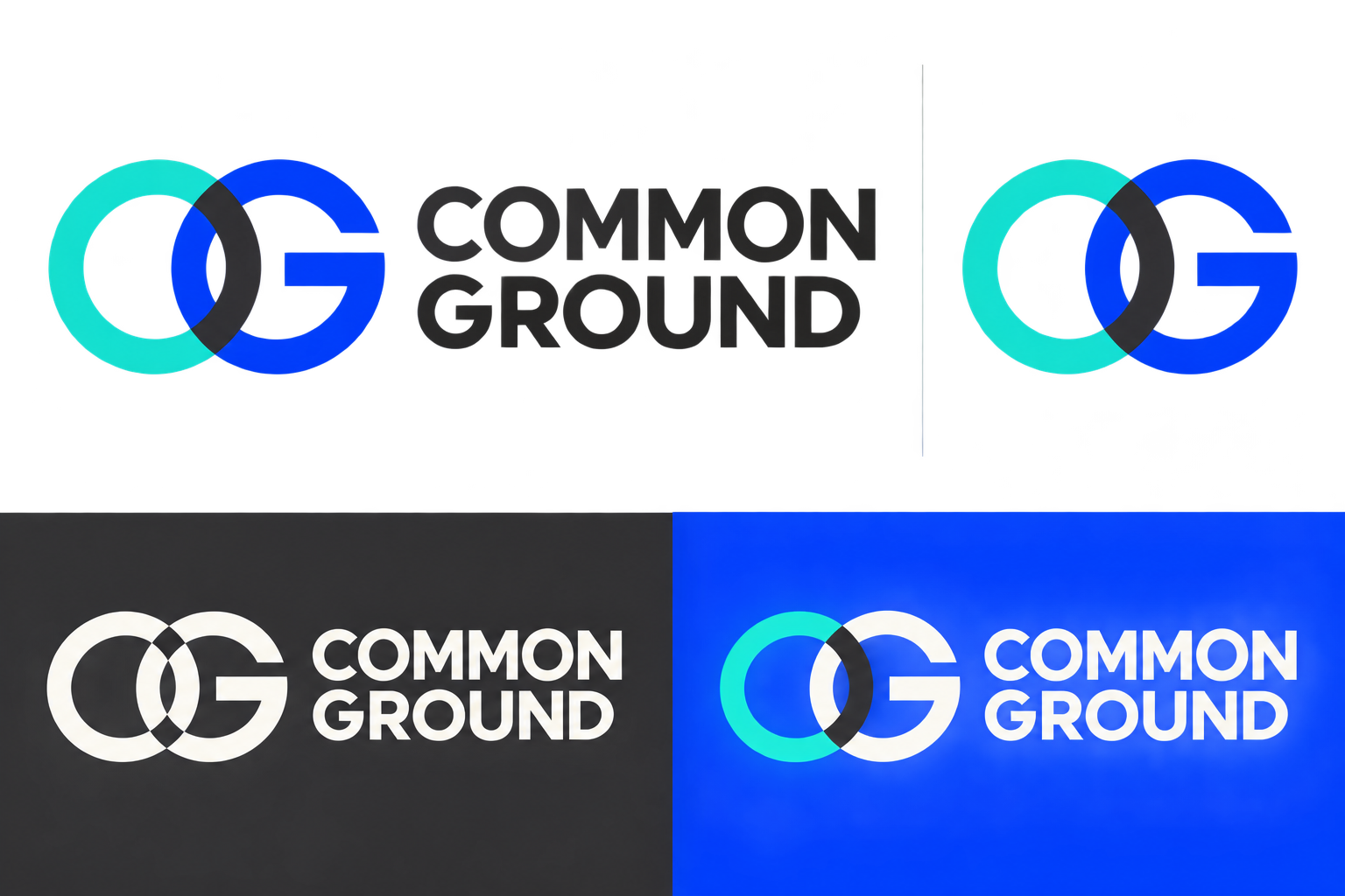 Common Ground Digital Brand master logo and icon system