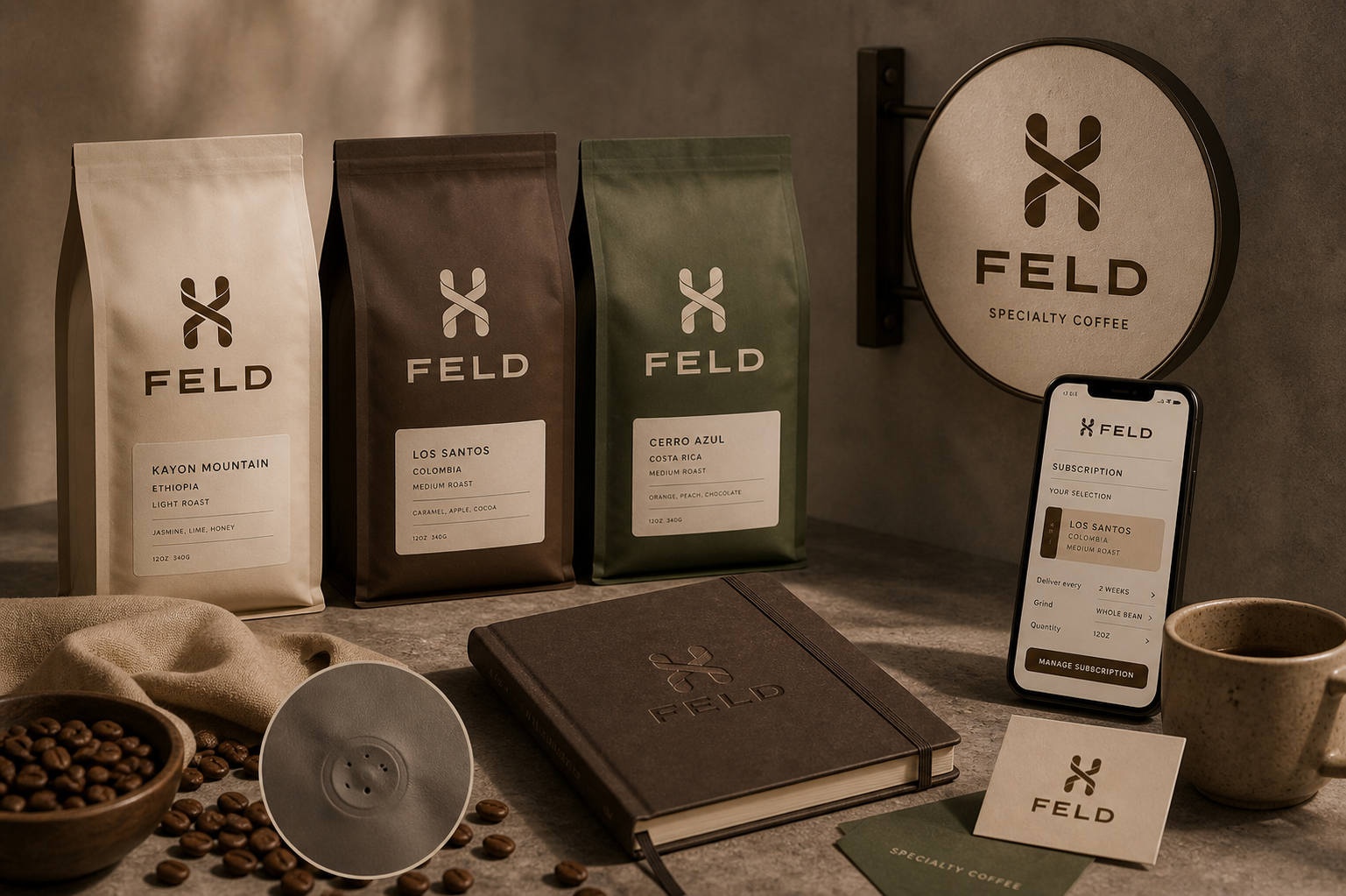Feld Coffee Range — Closing specialty-coffee ecosystem.