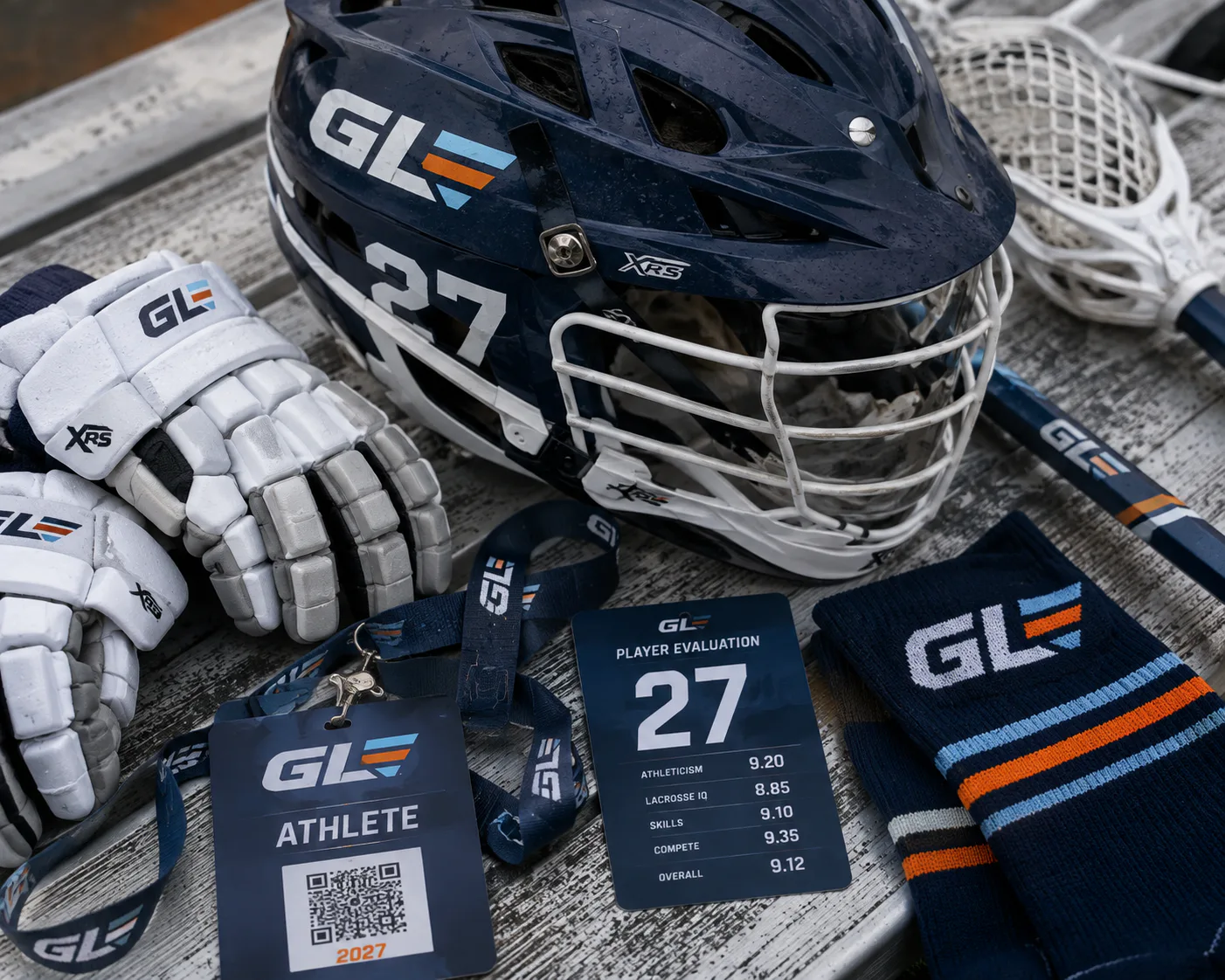 Great Lakes Elite Lacrosse Showcase — Testing-station graphics