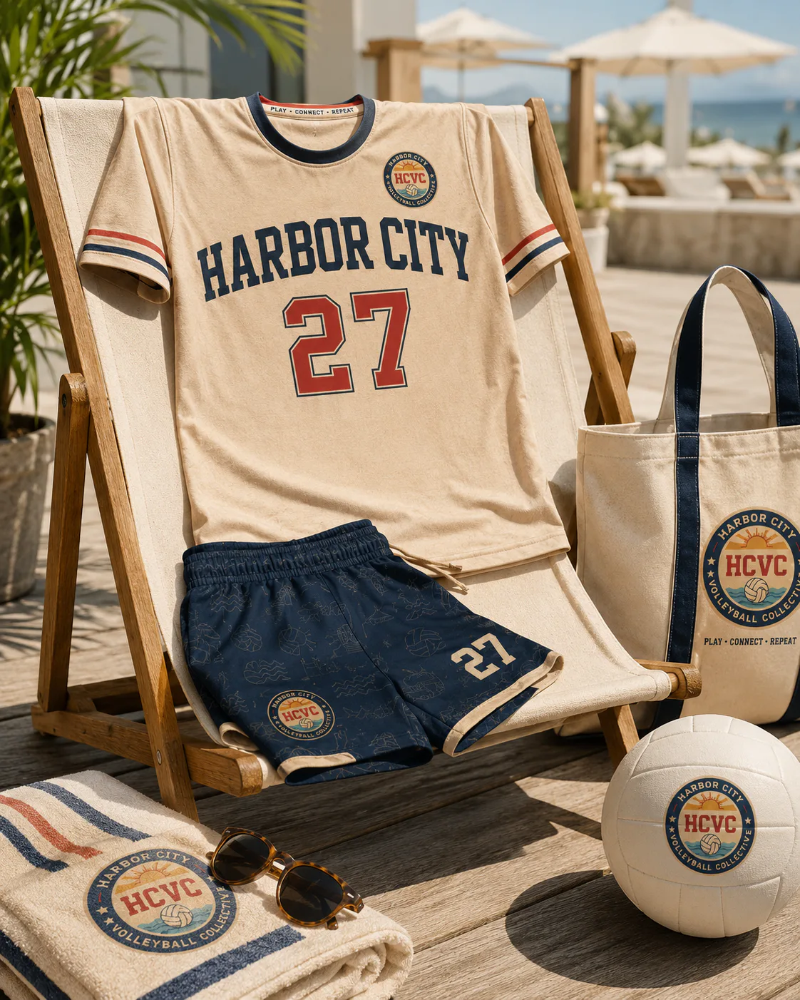 Harbor City Volleyball Collective — Beach-club chair