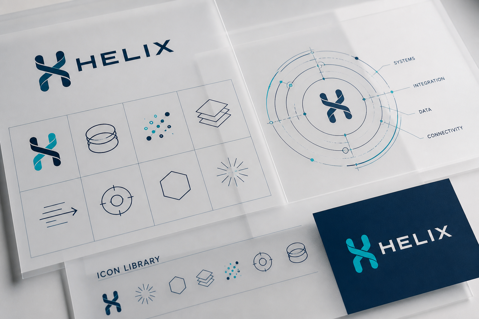 Helix MedTech System — Icon and diagram library.