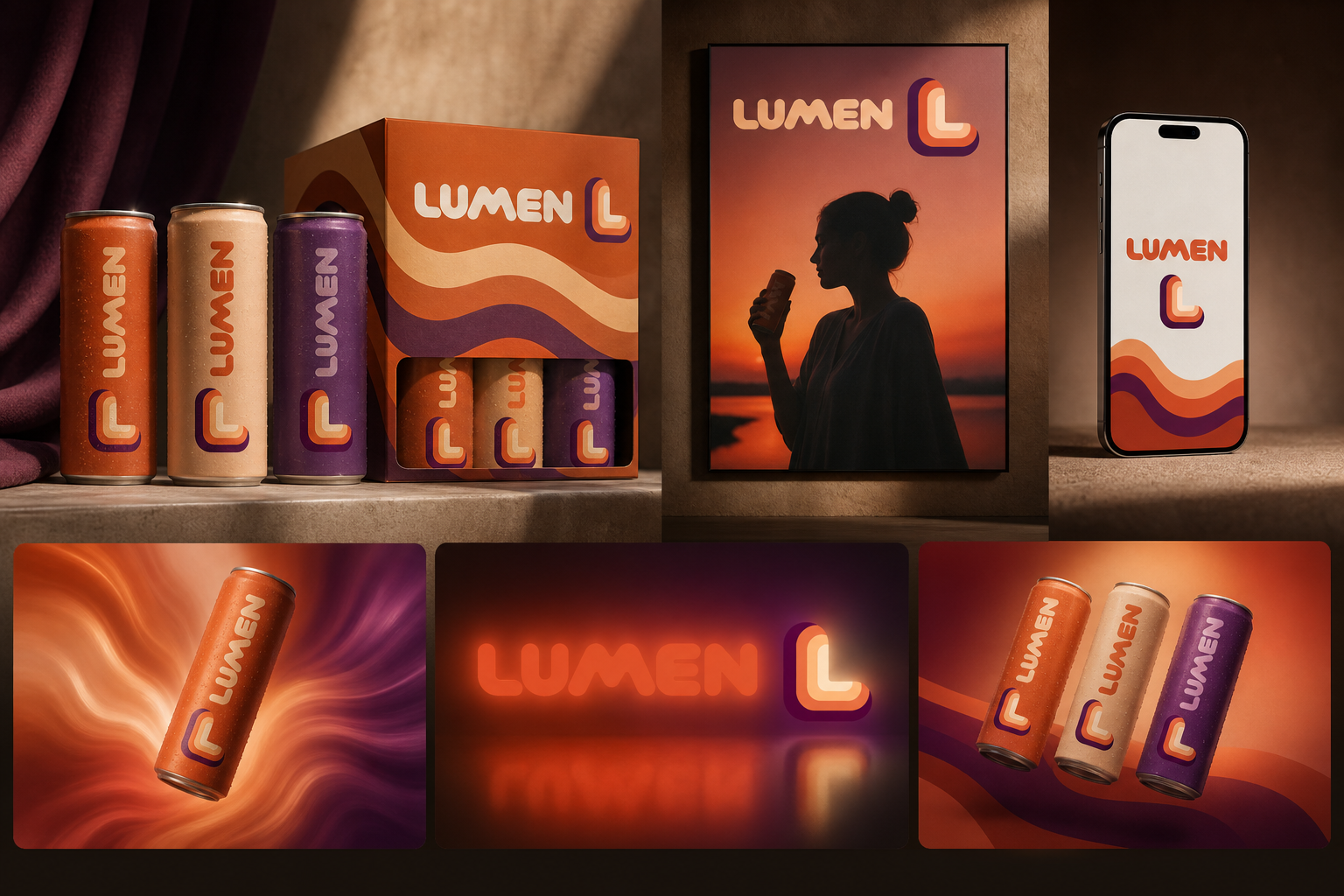 Lumen Beverage Range — Closing beverage launch family.