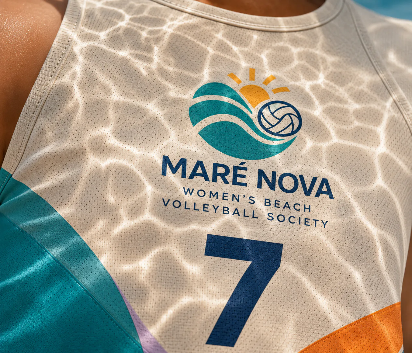 Maré Nova Women’s Beach Volleyball Society — Ripple-light macro