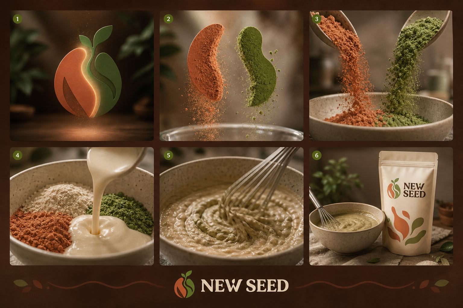 New Seed Food System — Seed-to-ingredient preparation-motion storyboard.