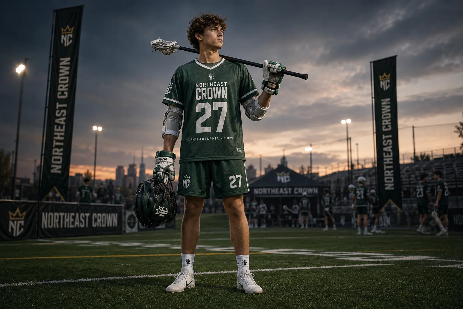 Northeast Crown Lacrosse Classic — Event jersey and warmup kit
