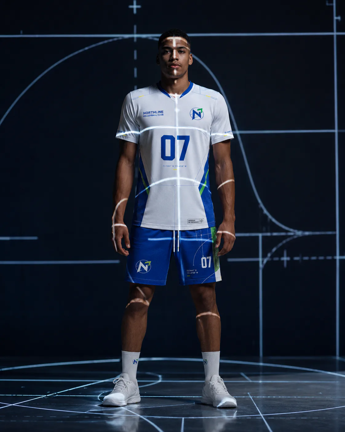 Northline Volleyball Club — Field Coordinates — Projection portrait
