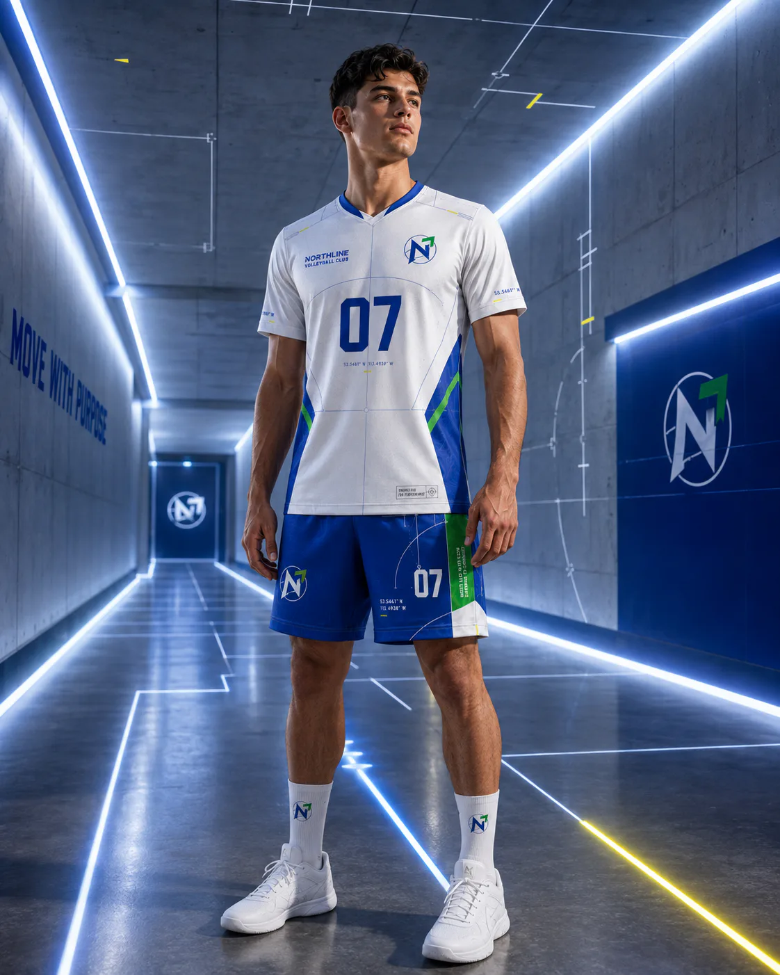 Northline Volleyball Club — Field Coordinates — Court tunnel