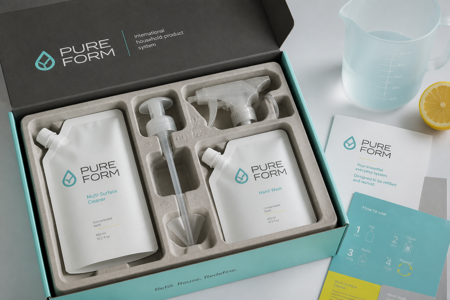 Pure Form Household — Refill shipping kit.
