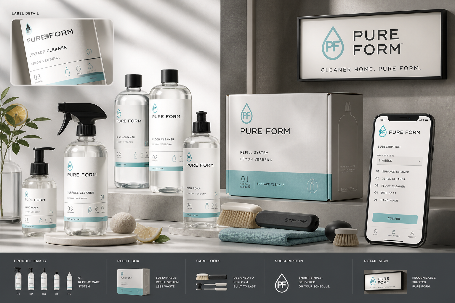 Pure Form Household — Closing household-brand ecosystem.