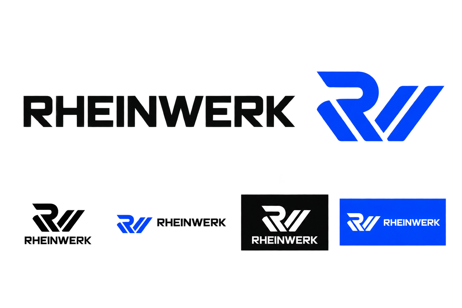 Rheinwerk Trade Fair Campaign master logo and icon system