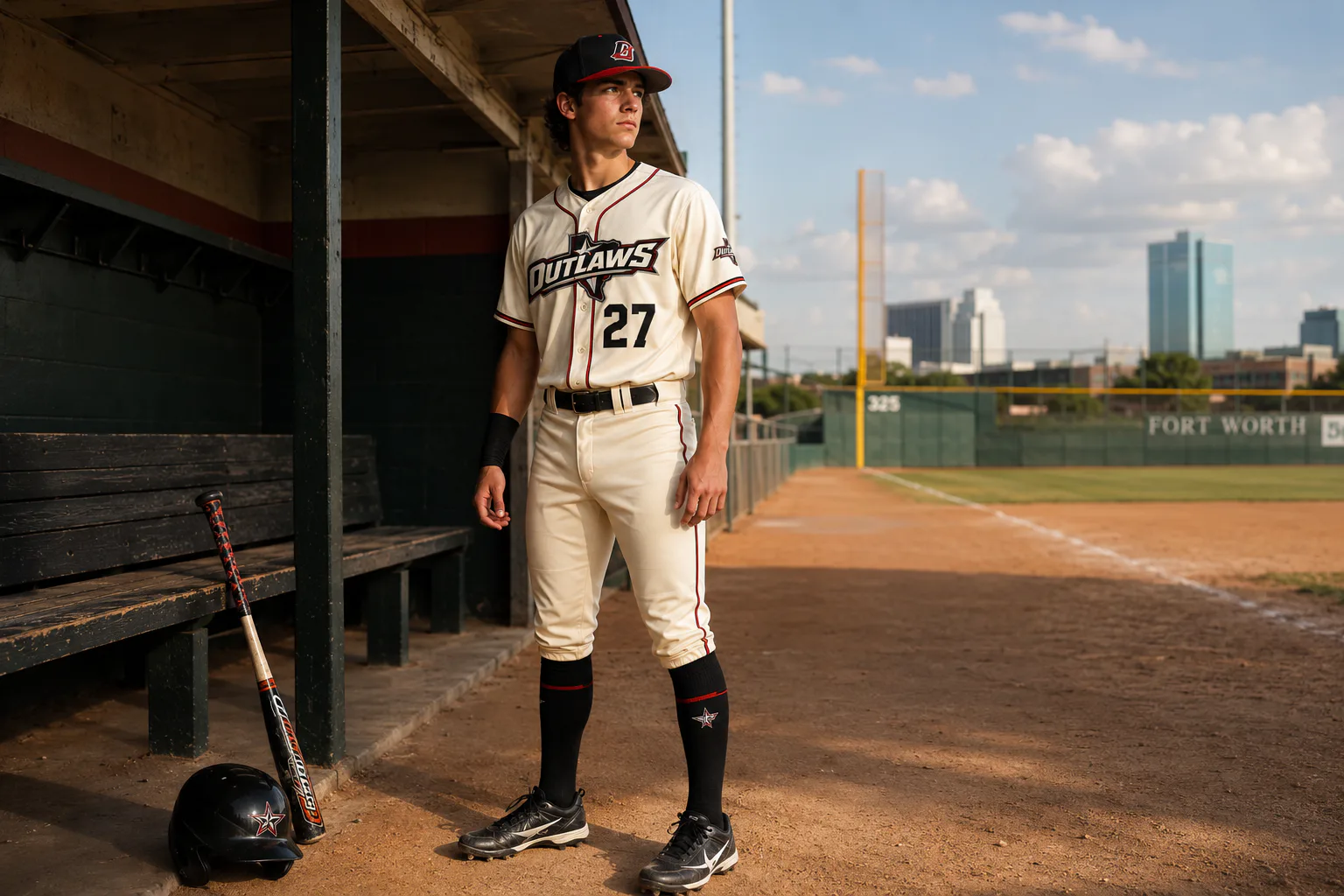 Texas Outlaws Baseball & Softball — Red softball tournament kit