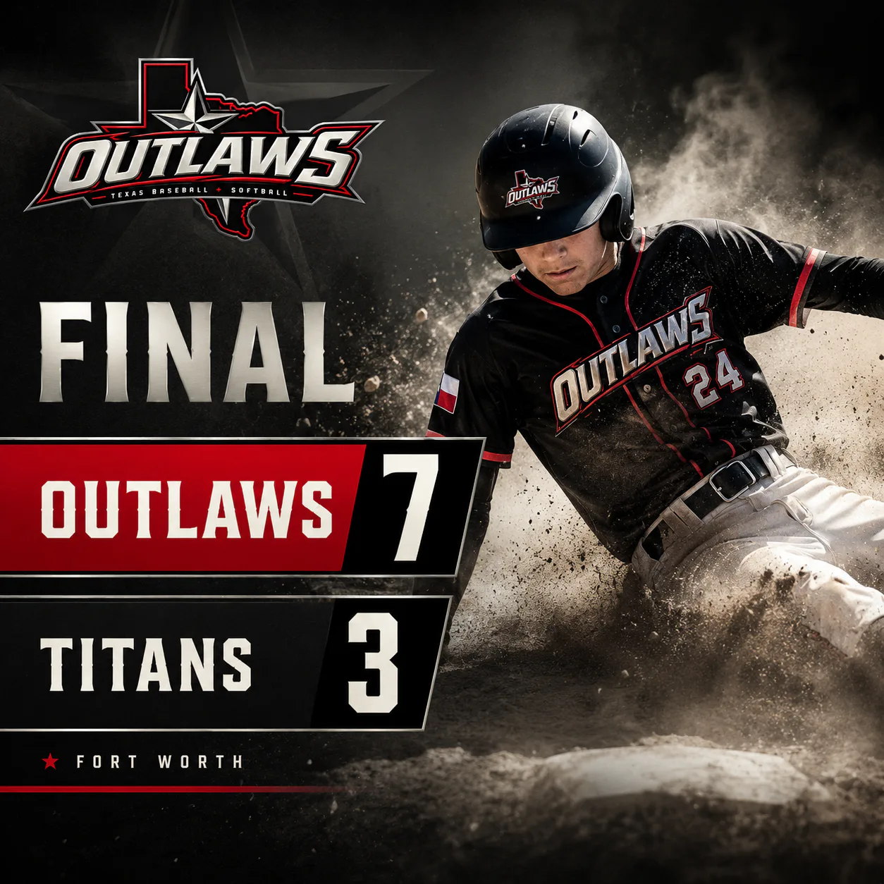 Texas Outlaws Baseball & Softball — Texas Outlaws application 24