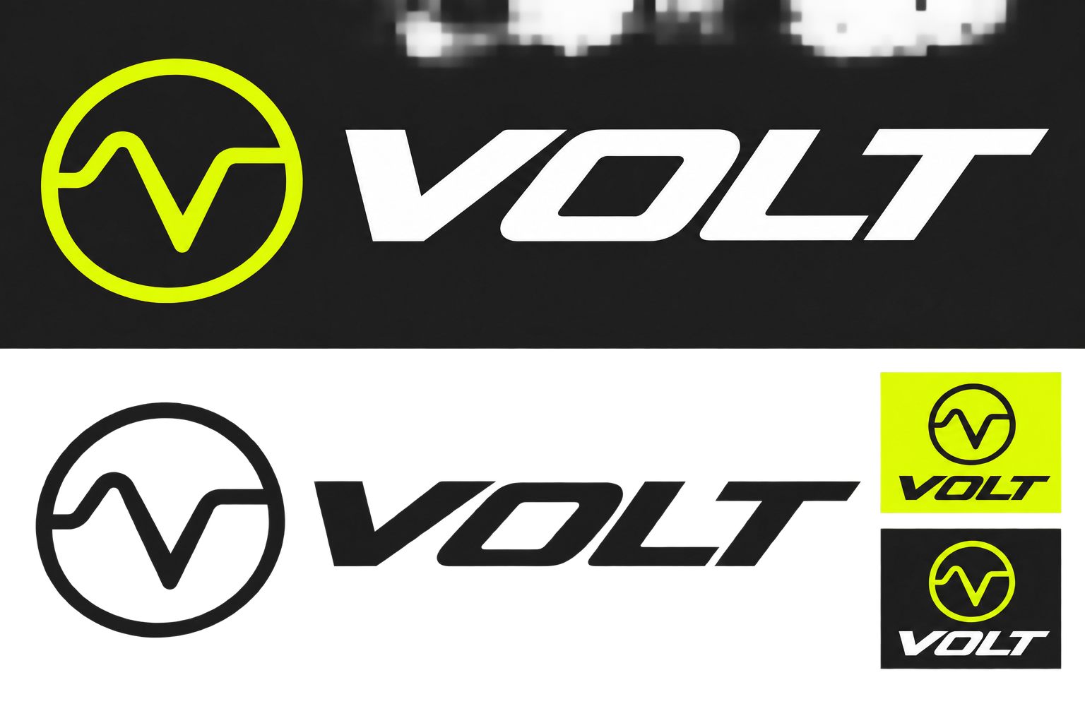 Volt Cycling Series master logo and icon system
