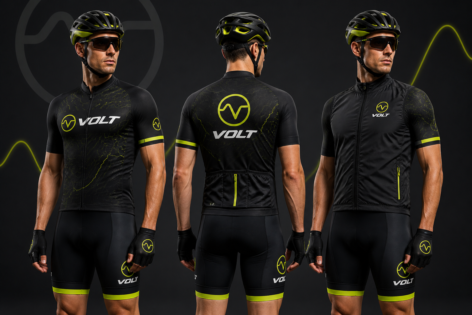 Volt Cycling Series — Technical jersey and rider-apparel family.