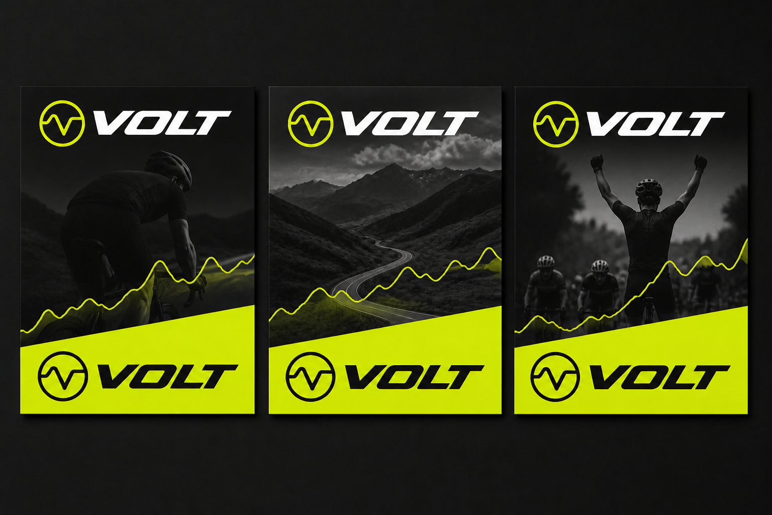 Volt Cycling Series — Registration, route-reveal and results social campaign.
