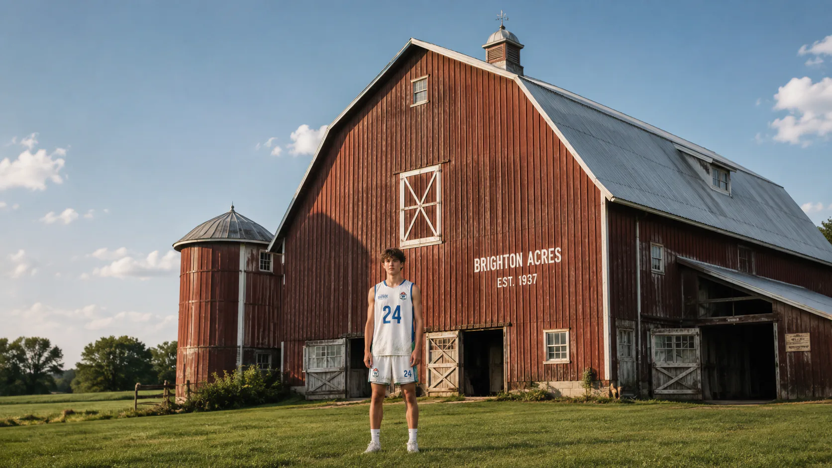 Waupaca Boatride — Brighton Acres Field Club — Ultra-wide barn portrait