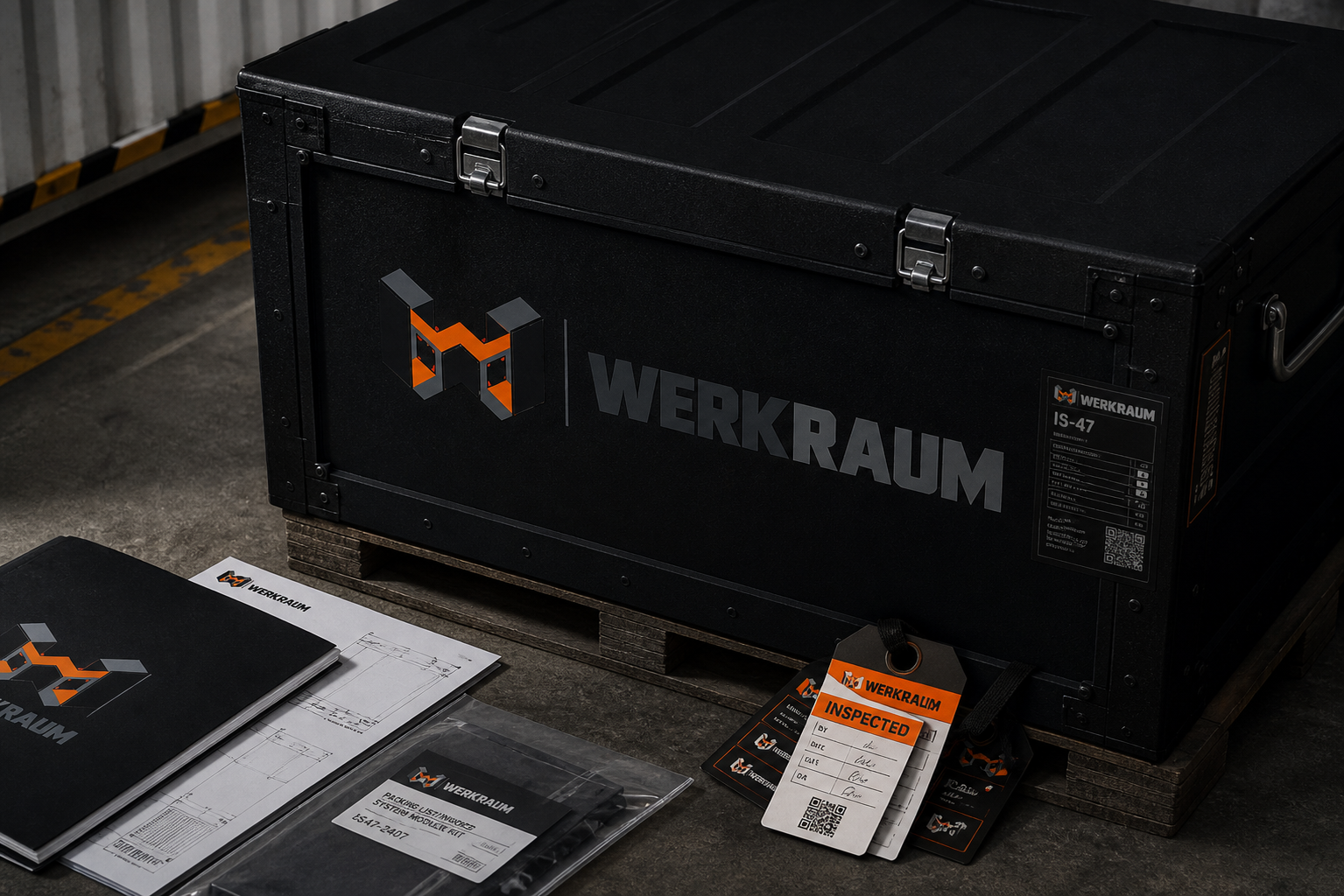 Werkraum Industrial System — Shipping and inspection system.
